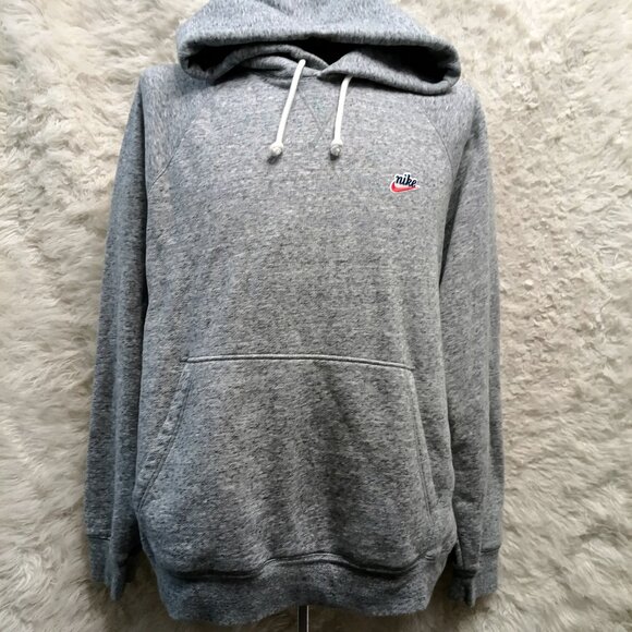 Nike Sportswear Men's Gray Hoodie Heritage Pullover  Sweatshirt Size XXL - Picture 1 of 9